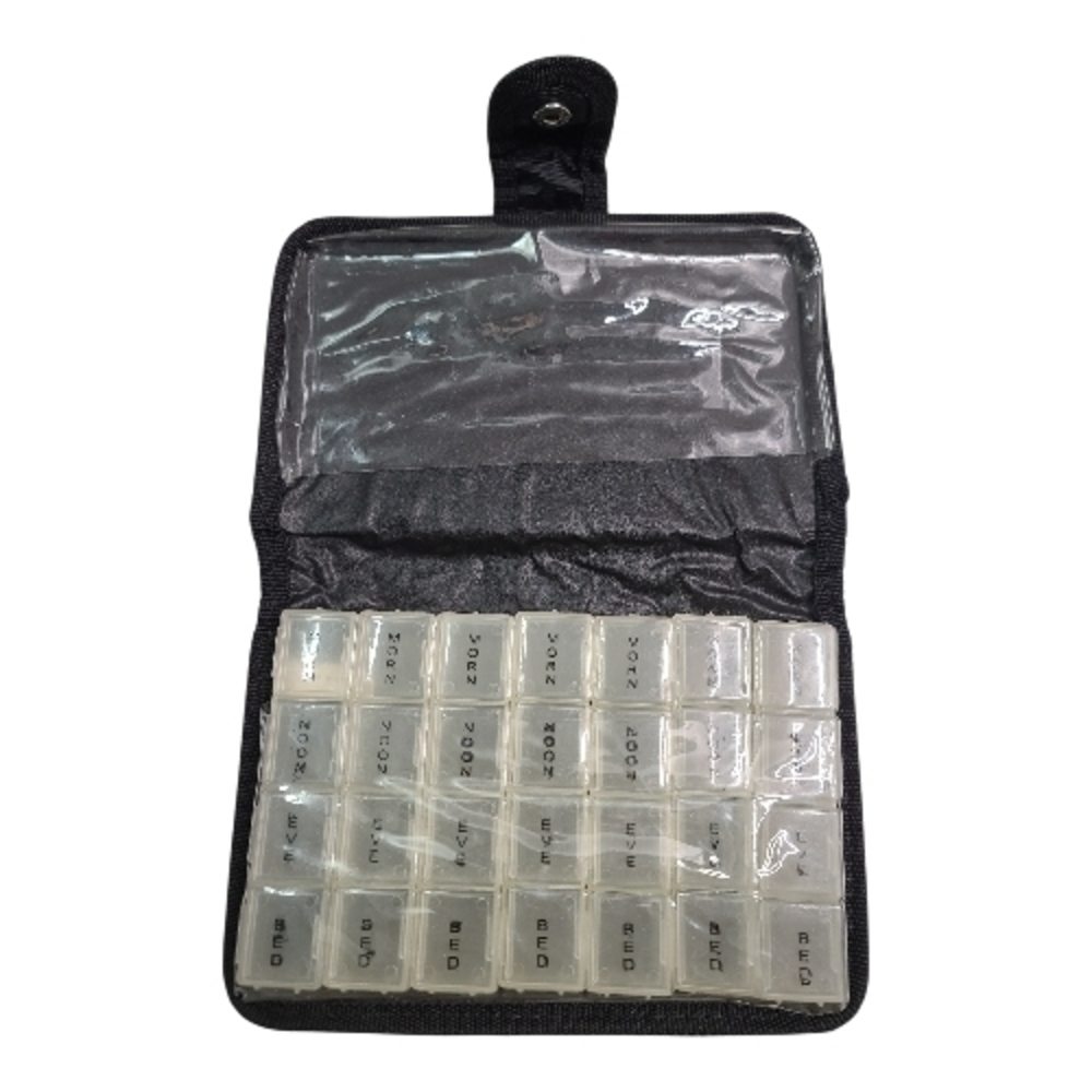 Floral Vintage Tapestry Pill Organizer
